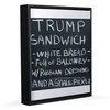 CafePress Trump Sandwich 8x10 Canvas Print