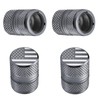 Tire Valve Stem Caps - 4 Pack Anti-Corrosion Premium Anodized