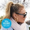 GOODY Ouchless Women's Hair Braided Elastics 4mm for Medium Hair,