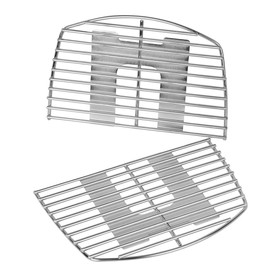 Stanbroil Stainless Steel Grill Cooking Grates for Weber Q1000 Series, Q1200, Q1400 Gas Grill, Replacement for Weber 7644 - Set of 2