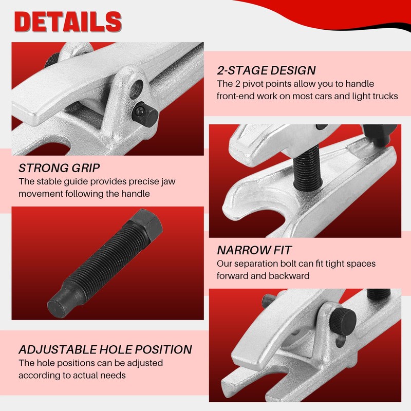 DASBET Ball Joint Separator Tool Kit Ball Joint Splitter Ball