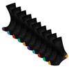 10 Pack Mens Socks | Breathable Plain Black Socks With