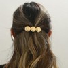 KuuGuu 4 PCS Gold Starfish Hair Clips Metal Seashell Hair