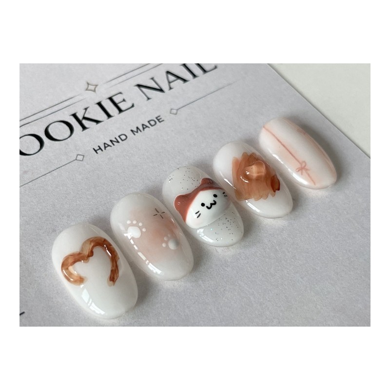 ⭐️ Sweet [Cariamel Nyannyang Tip] ⭐️ - Short Oval /