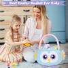 Beyond Your Thoughts Owl Easter Basket for Kids, Cute Plush