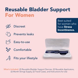 Revive 30-Day Bladder Support for Women. Comfortable. Easy-to-Use. Discreet. Reusable. Get Back to Being You. (Does Not Prevent Urge Incontinence)(Pack of Two)