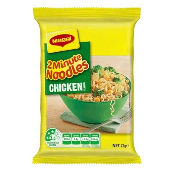 Maggi Bulk MAGGI 2 Minute Noodles Chicken 1 Pack ($0.99 each x 12 units)
