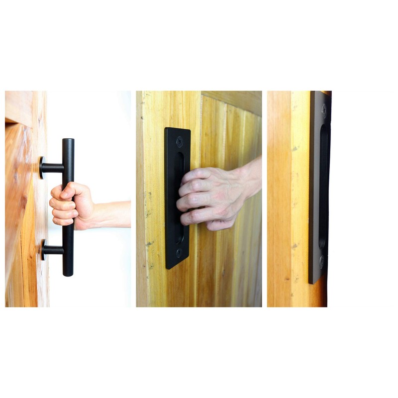 Heavy Duty Barn Door Handle Set, Large Rustic, for Gates