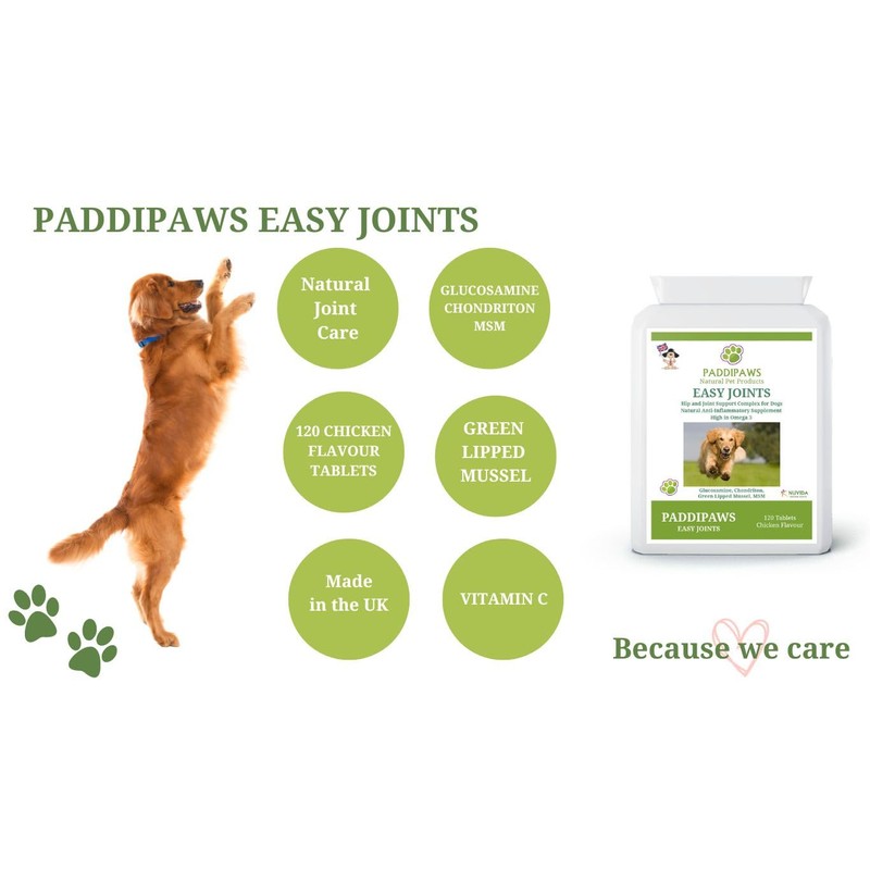 Paddipaws Dog Joint tablets - High Strength Hip and Joint