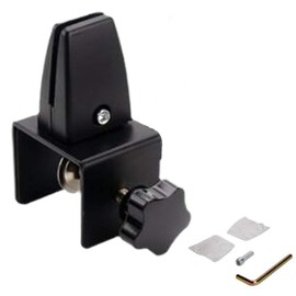 luluxing Desk Partition Clamp Partition Support Bracket Privacy Screen Clamp Screen Support Bracket Adjustable Desk Divider Clamp Screen Partition Clip Office Accessories