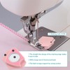 LetCart Magnetic Seam Guide for Sewing Machine, 3 Pieces Multifunctional