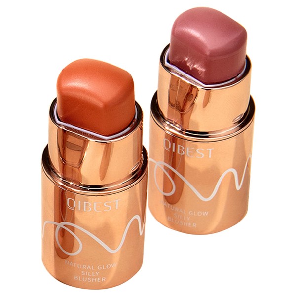 BeauFairy Cream Blush Stick, Pack of 2, Matte Light Blush