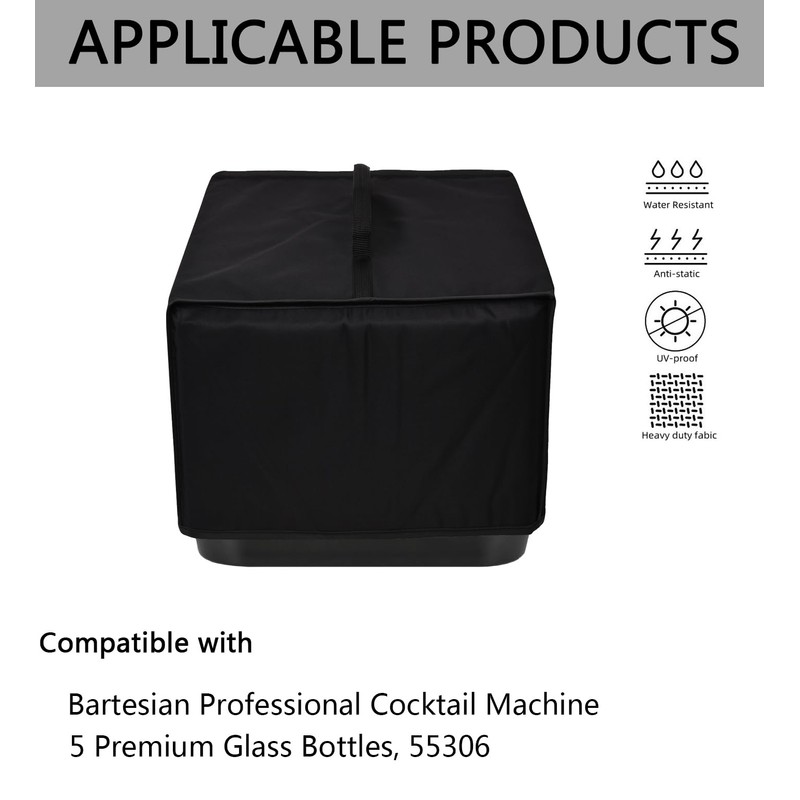 CouldyCasi Dust Cover for Bartesian Cocktail Machine, Heavy Duty Heat-Resistant