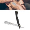 Foldable Beard Clipper Handle Reusable Stainless Steel Safety Manual Straight