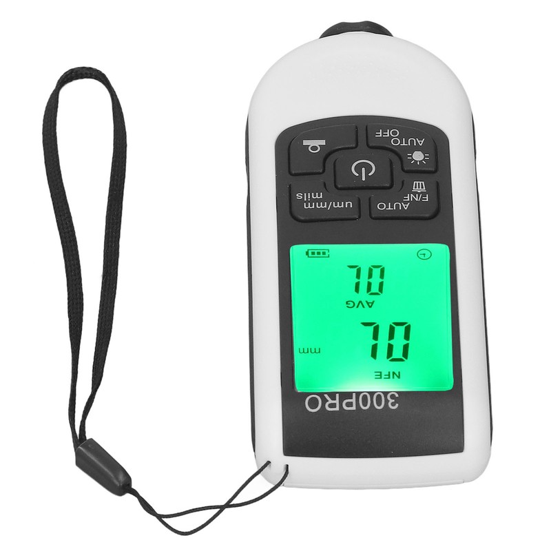 Paint Thickness Gauge Coating Depth Meter Tester Digital Display 0‑2000um