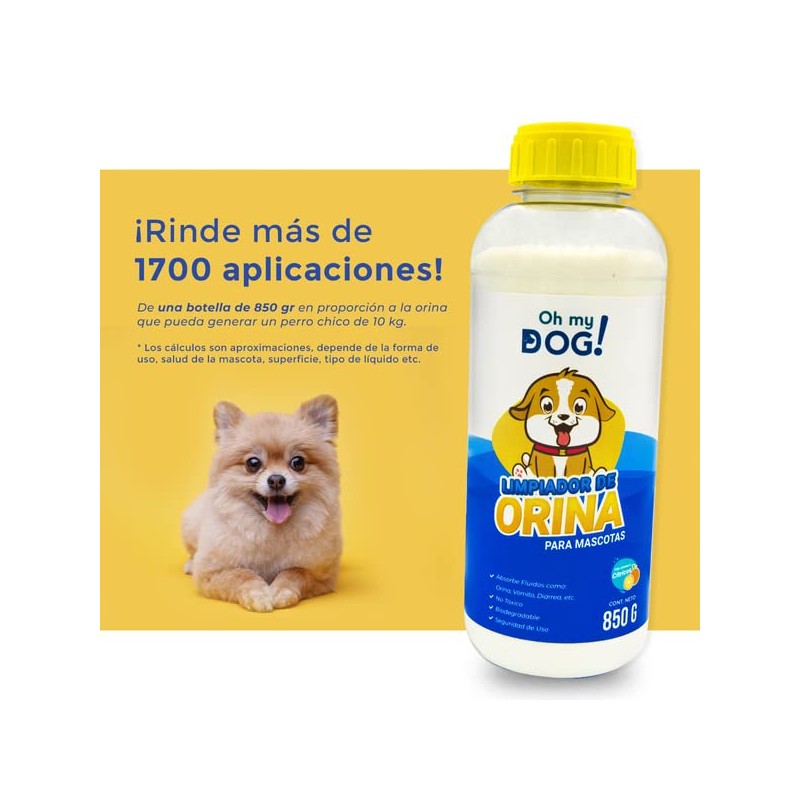 OH MY DOG 850 grs 1 pza (Limpiador de Orina,
