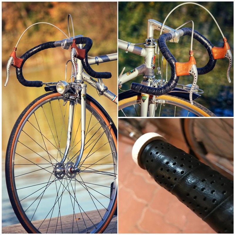Gusti Studio Handlebar Tape Leather with Cork Fausto C. Road