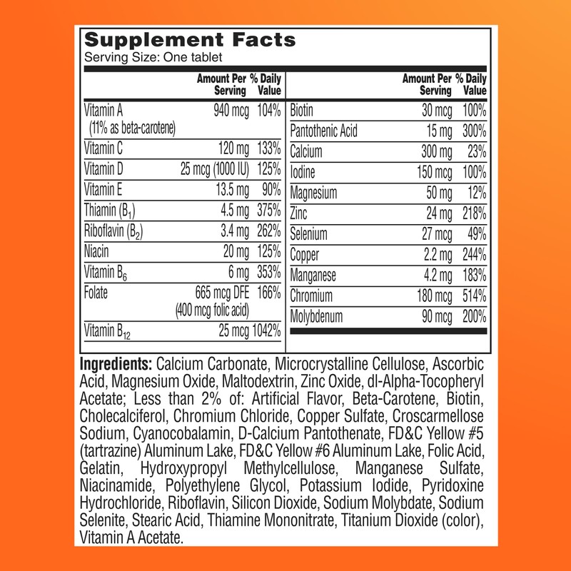 One A Day Multivitamin for Women 50 and Over Tablets,