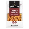 Snak Club Coconutty Cashews, 2.5 Ounce (Pack of 6)