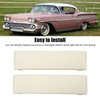 2Pcs Car Dome Light Lamp Lens Interior Roof Map Housing