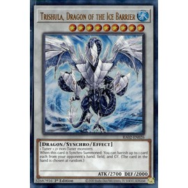 Trishula, Dragon of The Ice Barrier (PUR) - RA02-EN026 - Prismatic Ultimate Rare - 1st Edition