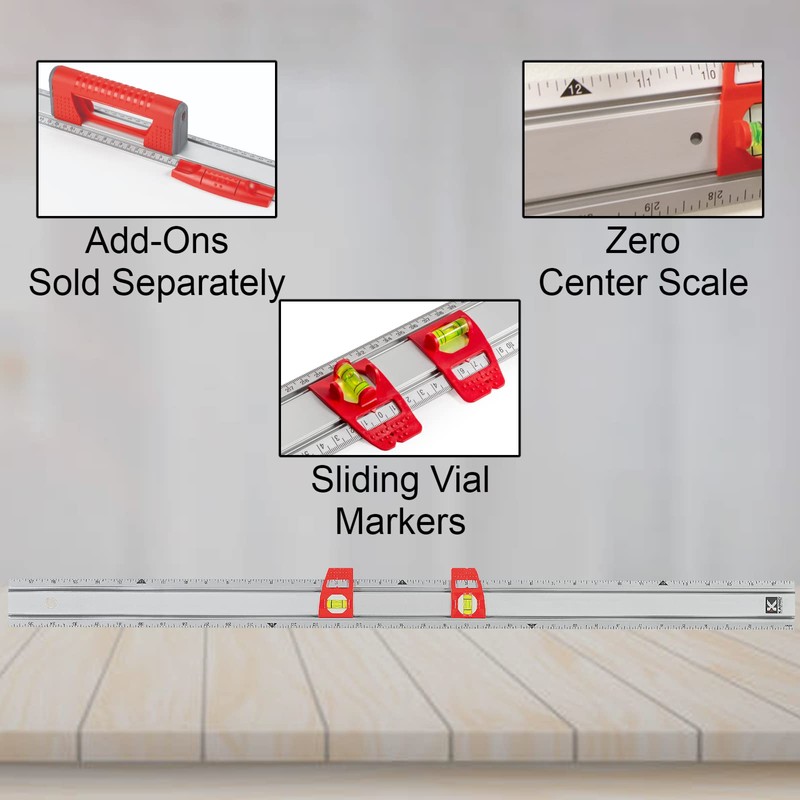 Kapro - 314 Set & Match Ruler - Layout and