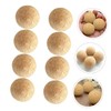 TEHAUX 8Pcs Wooden Foosball Table Balls Durable Cork Balls for