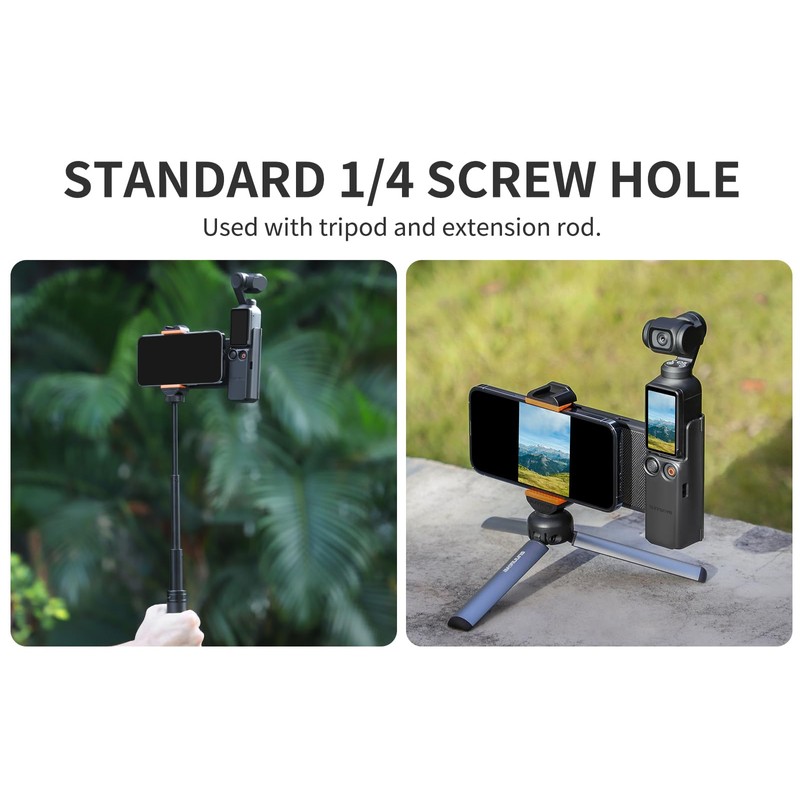 Fututech 1/4 Multi-function Extension Bracket for DJI Osmo Pocket 3