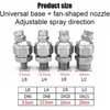 Boquilla atomizadora universal de acero inoxidable YYZQKBD – Precisión y