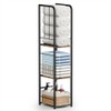 KIMBORA Narrow Towel Storage for Bathroom, 3-Tier Free Standing Bathroom