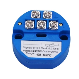 TWTADE / -50~100 Celsius RTD PT100 SBW Temperature Sensor Temperature Transmitter Isolated Detector Module -50~100 Degree - 4-20MA
