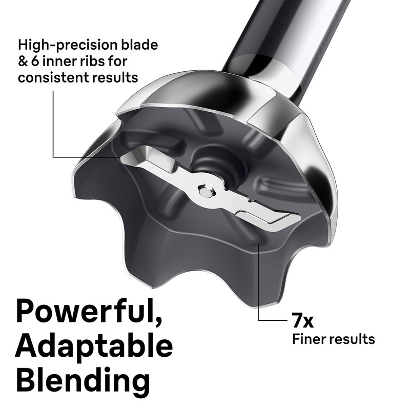 Braun MQ50001M MultiQuick 5 Vario Hand Blender, Black