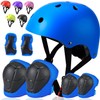 Juego de casco de bicicleta para niños pequeños, casco de