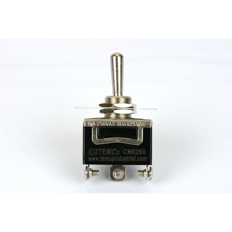 20A 125V Toggle Switch (ON)-Off-(ON) SPDT 3 Terminal Momentary 2