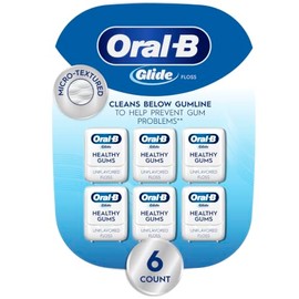 Oral-B Glide Pro-Health Dental Floss, Original Floss, 50m, Pack of 6