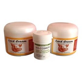 Crema De Sebo De Cerdo Múltiples Beneficios 2 Pack+regalo Todo Tipo De Piel Día/noche
