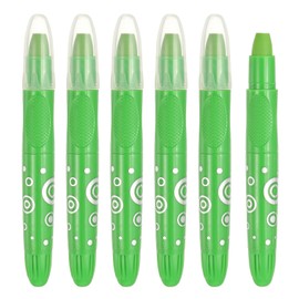 PATIKIL Watercolor Gel Crayon, 6Pcs Washable Twist Crayons for Coloring, Drawing, Painting, Grass Green (5.2x0.59)