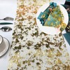 sourcing map Emerald Green Table Runner Roll 11.4" x 45