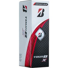 Bridgestone B4CXJ Tour B X Golf Ball, 2024 Model, Sleeve Box, 3 Balls, Corporate Color