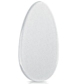 Rich Duck Foot Callus Remover Glass File Egg Shape Transparent, 1 Piece, 1 Piece / 리치덕 발각질제거기 글라스파일 계란형 투명, 1개입, 1개
