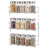 Buckingham 3 Tier Chrome Back of Cupboard Door Spice Jar