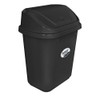 Sablon Bote de Basura Rectangular 13L Negro con Tapa