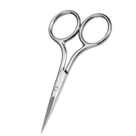 KEAIYYJ- Small Scissors Grooming for Eyebrow, Eyelashes, Nail, Cuticle, Hair, Mustache, Beard, Beauty Facial Cosmetic Use for Men Women (Fine Tip)