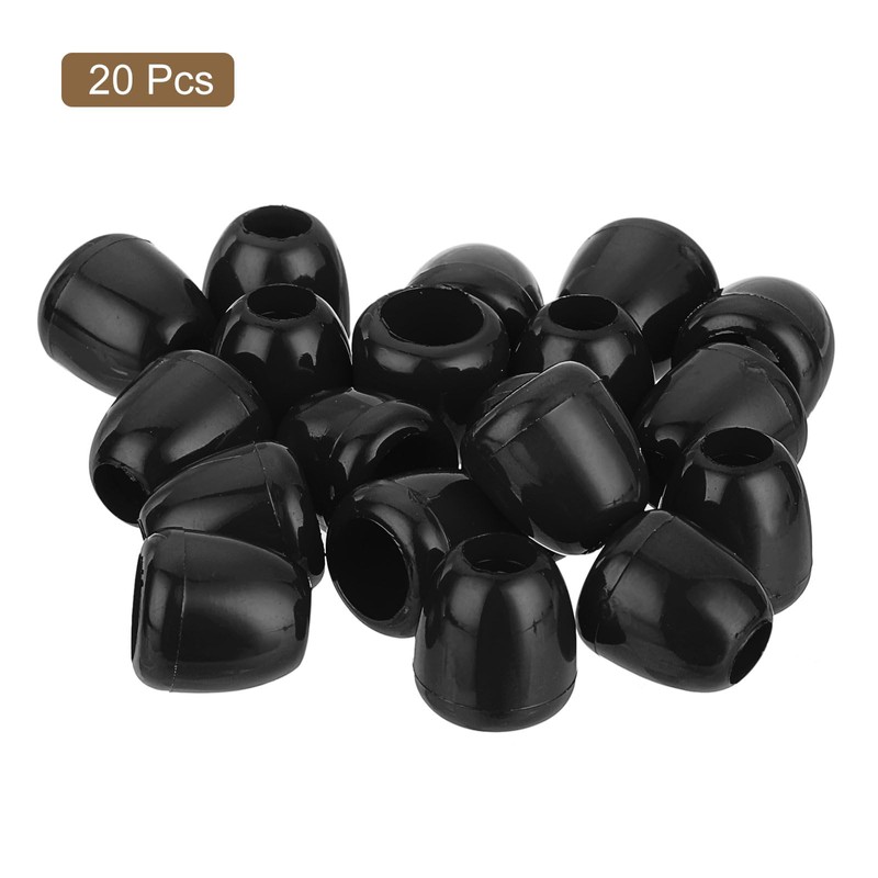 QUARKZMAN Pack of 20 Plastic Bells End Stoppers, Cord Ends