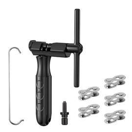 Chain Riveter Bicycle Chain Rivets Bicycle Chain Repair Set for 6 to 12 Speed and Single Speed Chains, Bicycle Chain Tool Removal and Attaching Bicycle Chains for Mountain Bike, City Bike