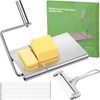 Jovitec 2 Pack Stainless Steel Cheese Slicer Wire Adjustable Handheld