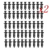 LABLT 100 pcs Car 8mm Dia Hole Plastic Rivets Fastener
