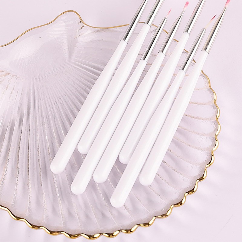 Nail Brushes for Nail Art Brushes,Acrylic Nail Brush,7pcs French Tip