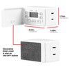 UltraPro 24hr Digital Bar Outlet Timer, 1-Polarized Timer Outlet, 2