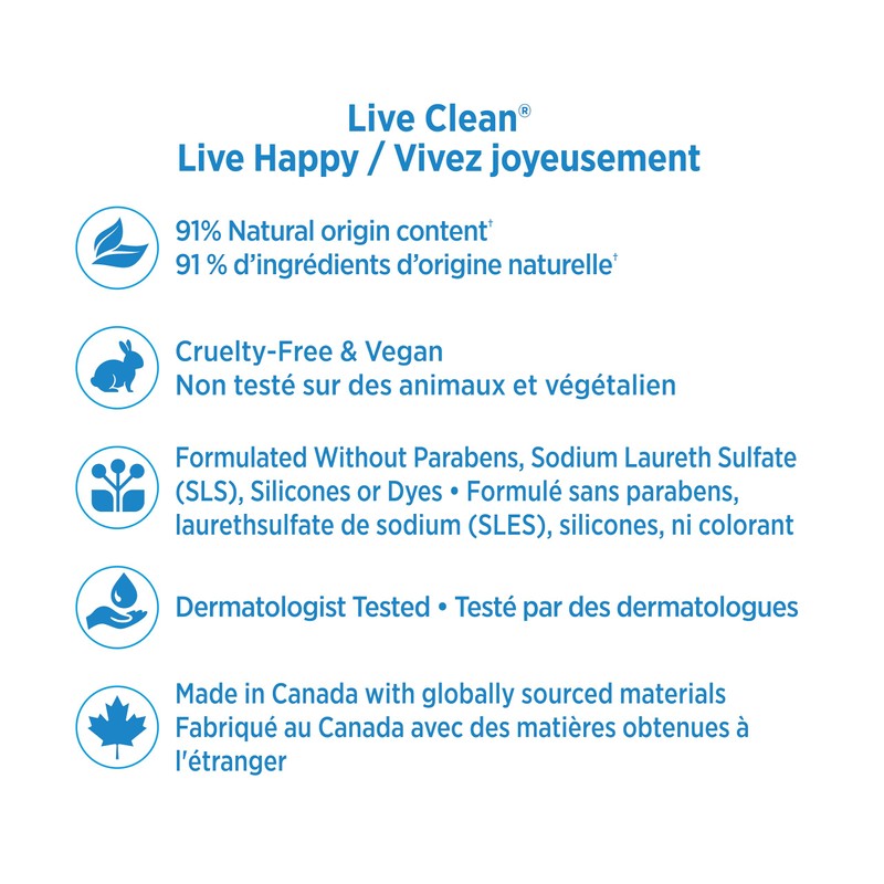 Live Clean Shampoo, Moisturizing Coconut Milk, 12 Oz